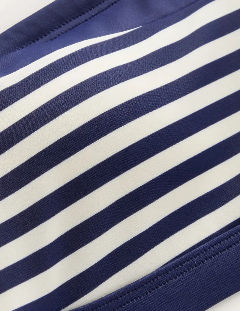 Swimwear-Boden Santorini Bikini Top-French Navy, Ivory Stripe FrenchNavy,IvoryStripe