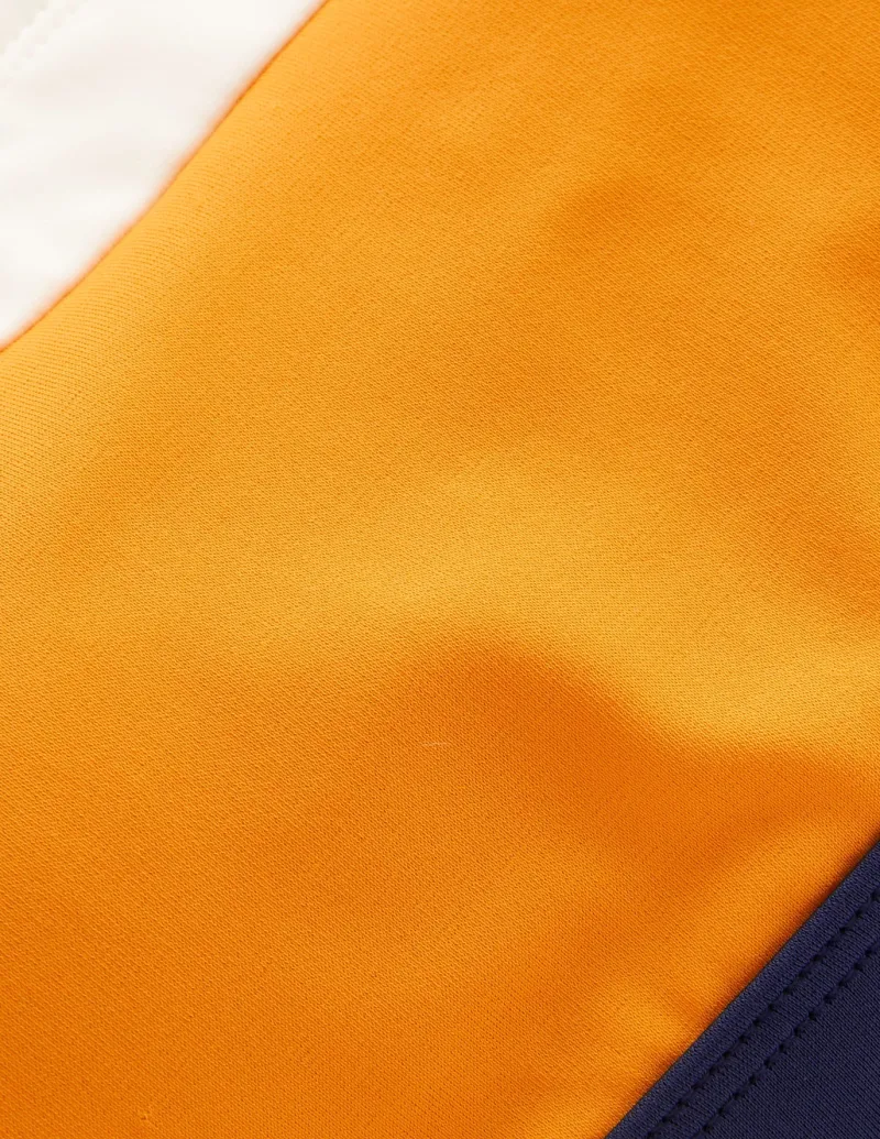 Swimwear-Boden Santorini Bikini Top-Saffron Yellow Colourblock SaffronYellowColourblock