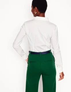 Tops & Blouses | Shirts-Boden Saskia Stretch Cotton Shirt- White