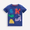 Tops, T-Shirts & Polos-Boden Short Sleeve Bouclé T-shirt-Starboard Blue Dogs StarboardBlueDogs