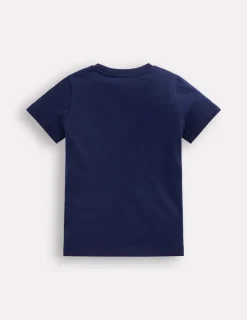 Tops, T-Shirts & Polos-Boden Short Sleeve GITD T-shirt-College Navy Snakes CollegeNavySnakes
