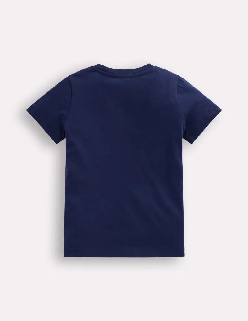 Tops, T-Shirts & Polos-Boden Short Sleeve GITD T-shirt-College Navy Snakes CollegeNavySnakes