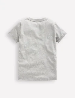 Tops, T-Shirts & Polos-Boden Short Sleeve GITD T-shirt-Grey Marl Dragons GreyMarlDragons