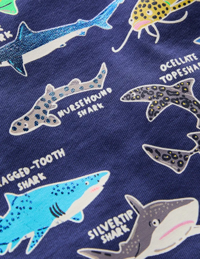 Tops, T-Shirts & Polos-Boden Short Sleeve GITD T-shirt-Starboard Blue Sharks StarboardBlueSharks