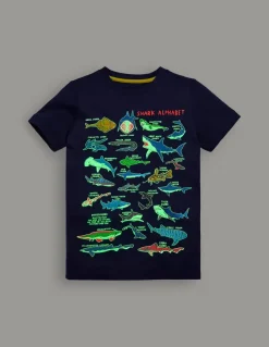 Tops, T-Shirts & Polos-Boden Short Sleeve GITD T-shirt-Starboard Blue Sharks StarboardBlueSharks