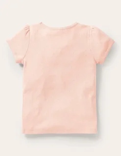 Tops & T-Shirts-Boden Short Sleeve Pointelle Top-Provence Dusty Pink ProvenceDustyPink