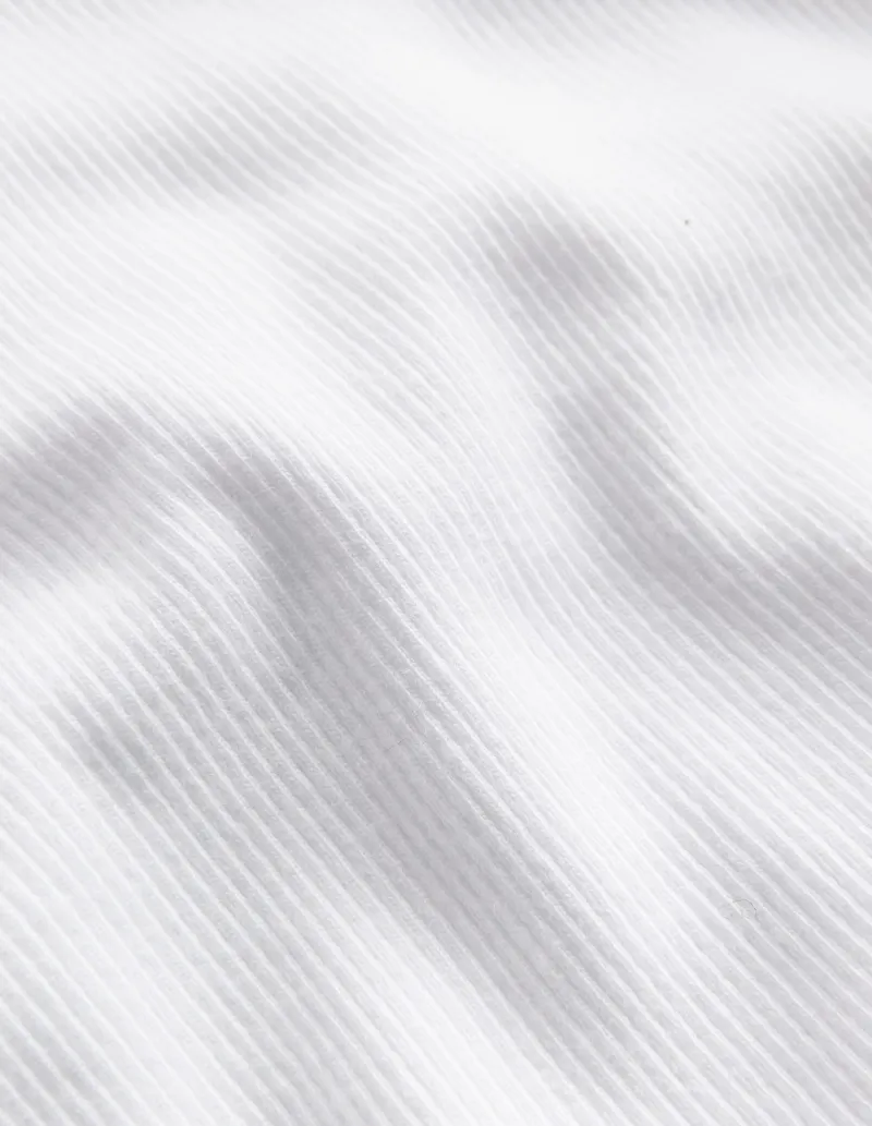 Tops & T-Shirts-Boden Short Sleeve Ribbed T-Shirt- White