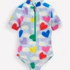 Swimwear & Beachwear-Boden Short-sleeved Swimsuit-Misty Blue Balloon Sky MistyBlueBalloonSky