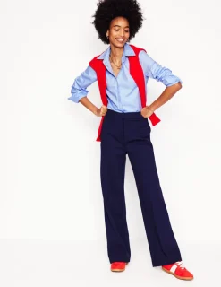 Tops & Blouses | Shirts-Boden Sienna Cotton Shirt-Blue Oxford BlueOxford