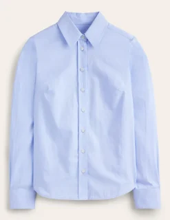 Tops & Blouses | Shirts-Boden Sienna Cotton Shirt-Blue Oxford BlueOxford