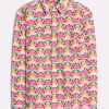 Tops & Blouses | Shirts-Boden Sienna Cotton Shirt-Ivory, Daisy Bloom Geo Ivory,DaisyBloomGeo