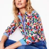 Tops & Blouses | Shirts-Boden Sienna Cotton Shirt-Multi, Painterly Meadow Multi,PainterlyMeadow