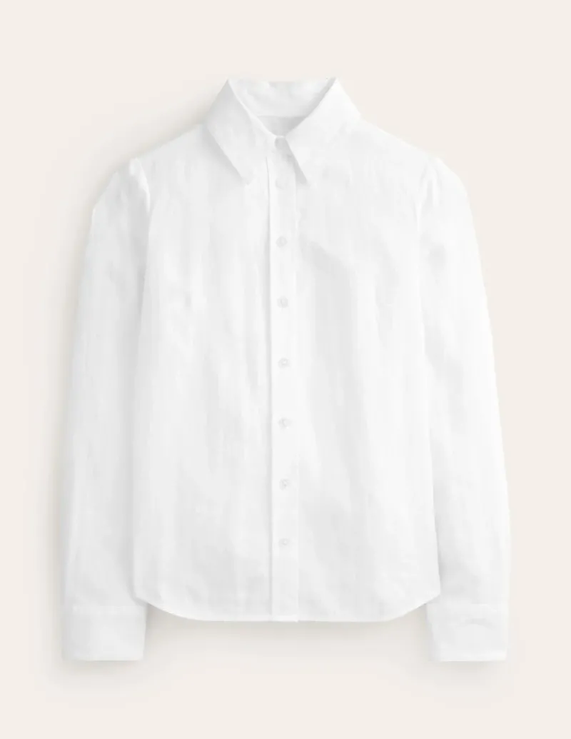 Shirts | Tops & Blouses-Boden Sienna Linen Shirt- White