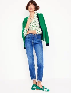 Tops & Blouses | Shirts-Boden Sienna Silk Shirt-Ivory, Green Abstract Dot Ivory,GreenAbstractDot
