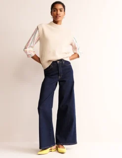 Shirts | Tops & Blouses-Boden Sienna Silk Shirt-Ivory, Multi Stripe Ivory,MultiStripe