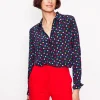 Tops & Blouses | Shirts-Boden Sienna Silk Shirt-Multi, Abstract Dot Multi,AbstractDot
