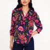 Tops & Blouses | Shirts-Boden Sienna Silk Shirt-Multi, Blossom Flourish Multi,BlossomFlourish