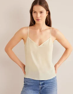 Tops & Blouses-Boden Silk Cami- Ivory