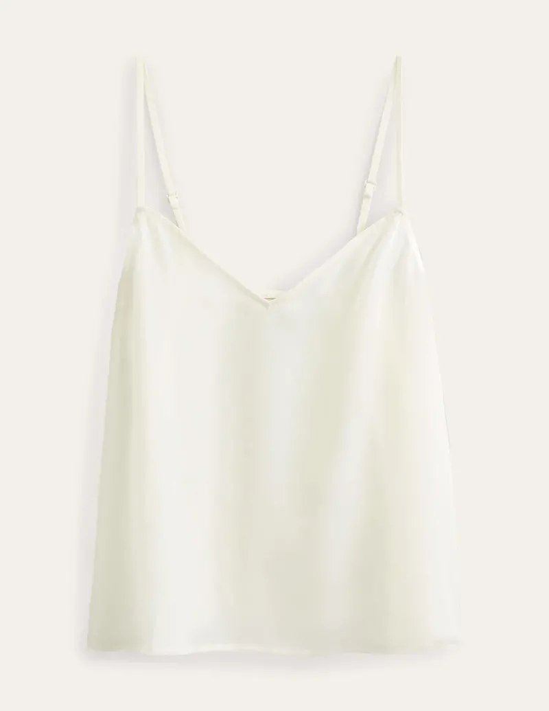 Tops & Blouses-Boden Silk Cami- Ivory