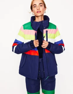 Jackets & Coats-Boden Ski Jacket-Rainbow Stripe RainbowStripe