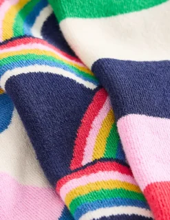 Socks & Tights-Boden Ski Socks-Multi Rainbow MultiRainbow