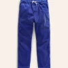 Pants & Jeans-Boden Slim Pull On Trousers-Sapphire Blue Cord SapphireBlueCord
