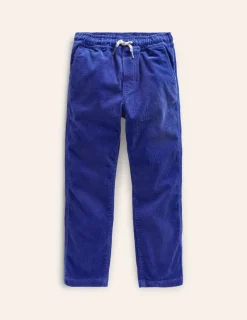 Pants & Jeans-Boden Slim Pull On Trousers-Sapphire Blue Cord SapphireBlueCord