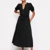 Dresses & Jumpsuits | Midi-Boden Sofia Trim jersey midi dress- Black