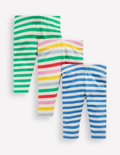 Bottoms-Boden Striped 3 Pack Legging-Oatmeal Multi Stripe OatmealMultiStripe