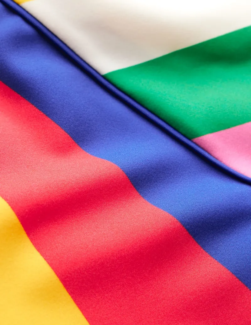 Swimwear & Beachwear-Boden Sunsafe Patterned Rash Vest-Multi Rainbow Swirl MultiRainbowSwirl