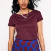 Tops & Blouses | T-Shirts & Tanks-Boden Supersoft Boat Neck T-Shirt-Deep Wisteria DeepWisteria
