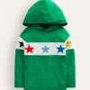 Tops, T-Shirts & Polos | Sweatshirts & Hoodies-Boden Supersoft Hooded Raglan-Highland Green HighlandGreen