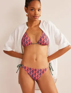 Swimwear-Boden Symi String Bikini Bottoms-Persimmon Orange Paisley PersimmonOrangePaisley