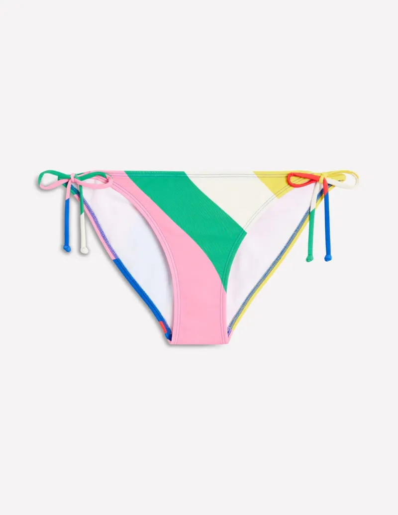 Swimwear-Boden Symi String Bikini Bottoms-Multi, Rainbow Cascade Multi,RainbowCascade
