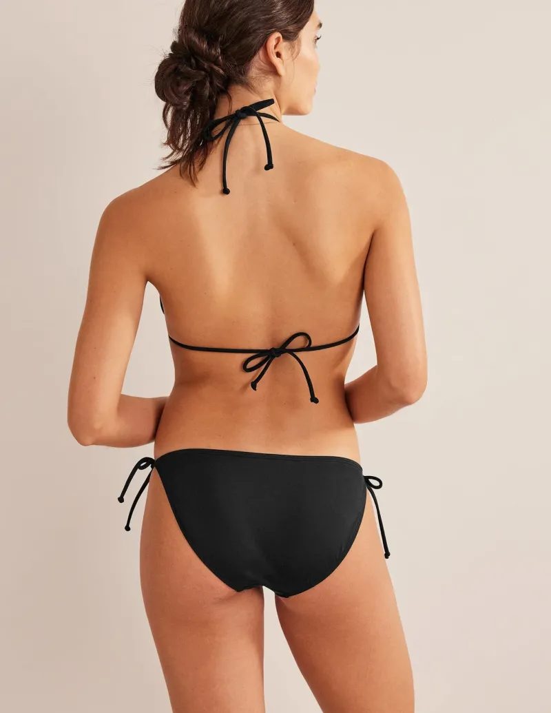 Swimwear-Boden Symi String Bikini Top- Black