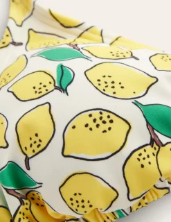 Swimwear-Boden Symi String Bikini Top-Ivory, Lemons Ivory,Lemons
