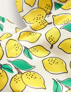 Swimwear-Boden Symi String Swimsuit-Ivory, Lemons Ivory,Lemons