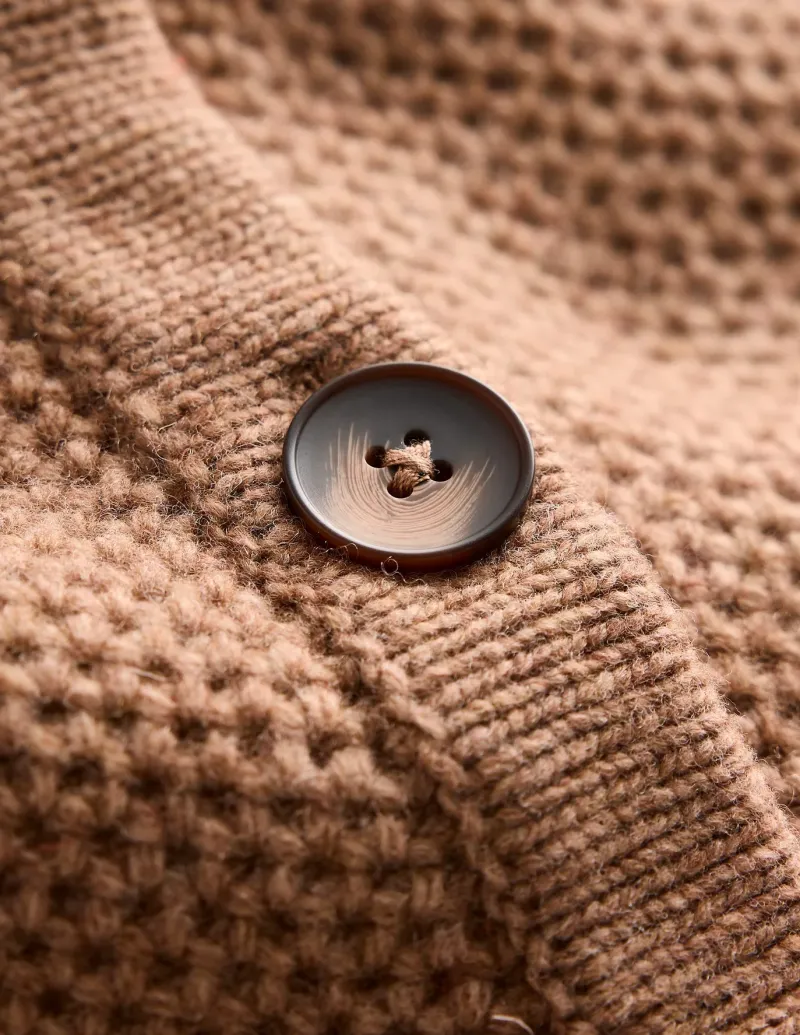 Sweaters & Cardigans-Boden Textured Stitch Cardigan-Praline Brown PralineBrown