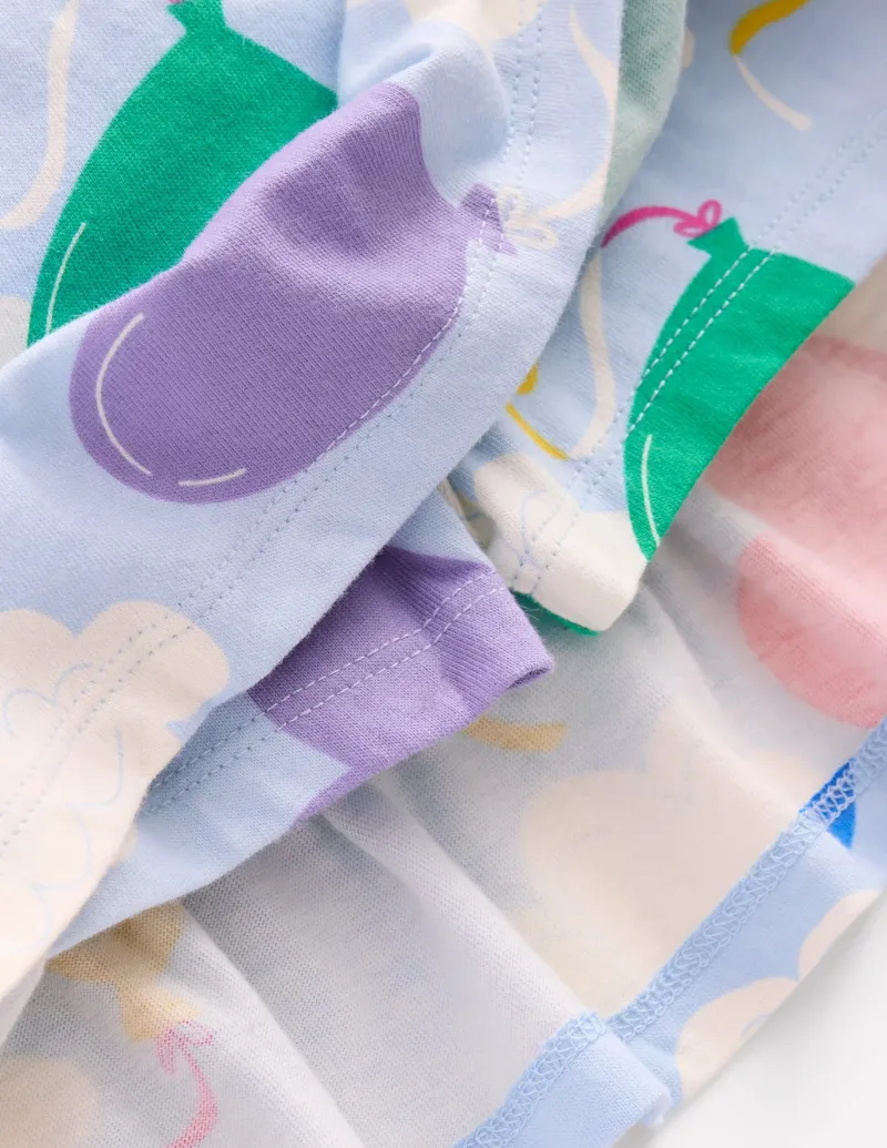 Skirts & Skorts-Boden Tiered Jersey Skort-Misty Blue Balloon Sky MistyBlueBalloonSky