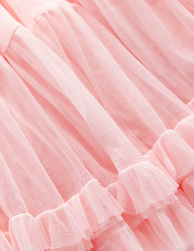 Skirts & Skorts-Boden Tulle Ruffle Skirt- Pink