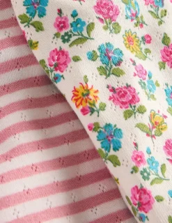 Bottoms-Boden Twin Pack Pointelle Leggings-Almond Pink/Ivory AlmondPink/Ivory