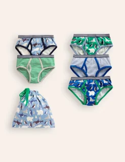 Socks & Underwear-Boden Underwear 5 Pack-Multi Arctic MultiArctic