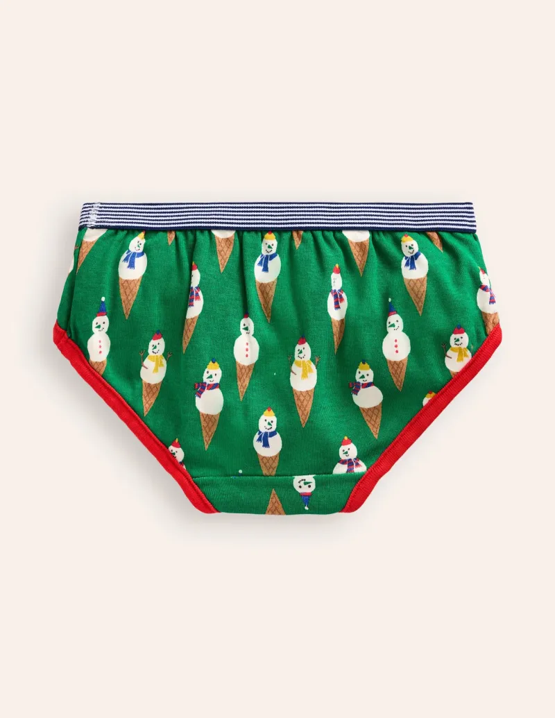 Socks & Underwear-Boden Underwear 5 Pack-Multi Christmas MultiChristmas