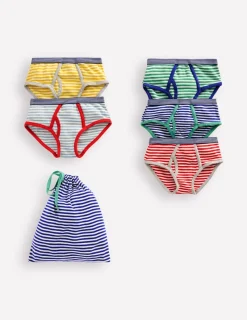 Socks & Underwear-Boden Underwear 5 Pack-Rainbow Stripes RainbowStripes