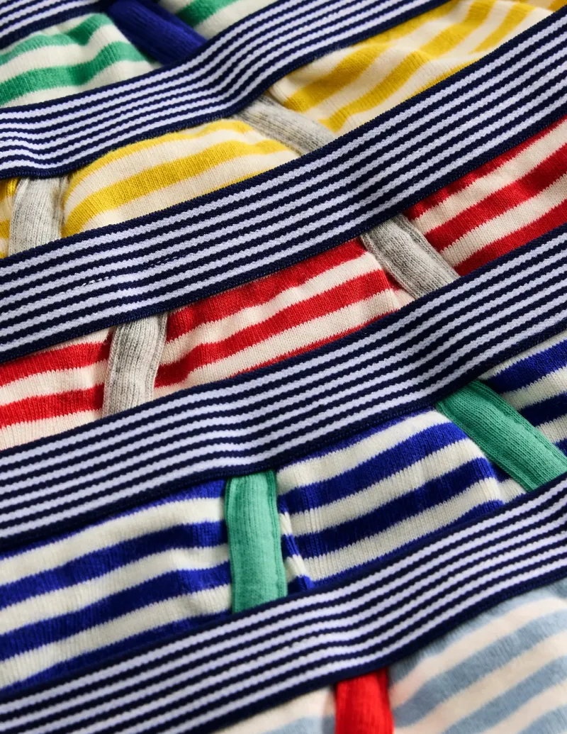 Socks & Underwear-Boden Underwear 5 Pack-Rainbow Stripes RainbowStripes