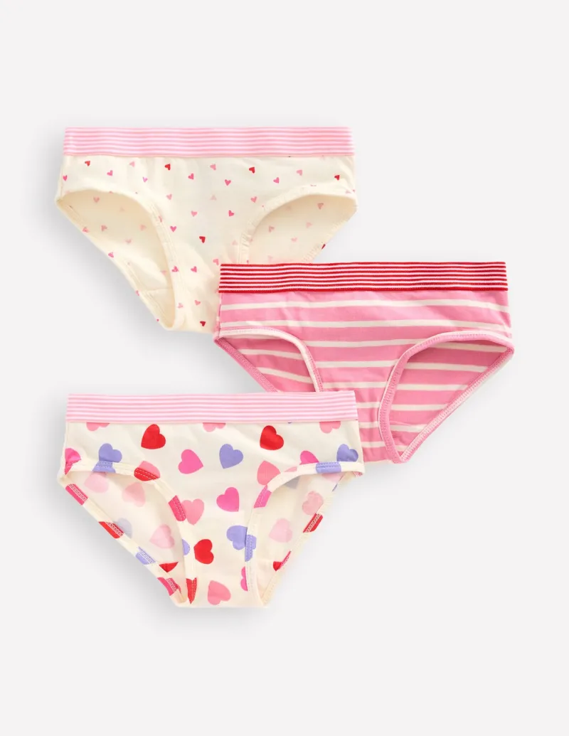 Underwear-Boden Underwear 3 Pack- Stripe/Heart/Plain