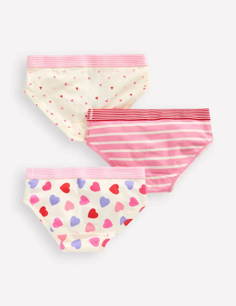 Underwear-Boden Underwear 3 Pack- Stripe/Heart/Plain