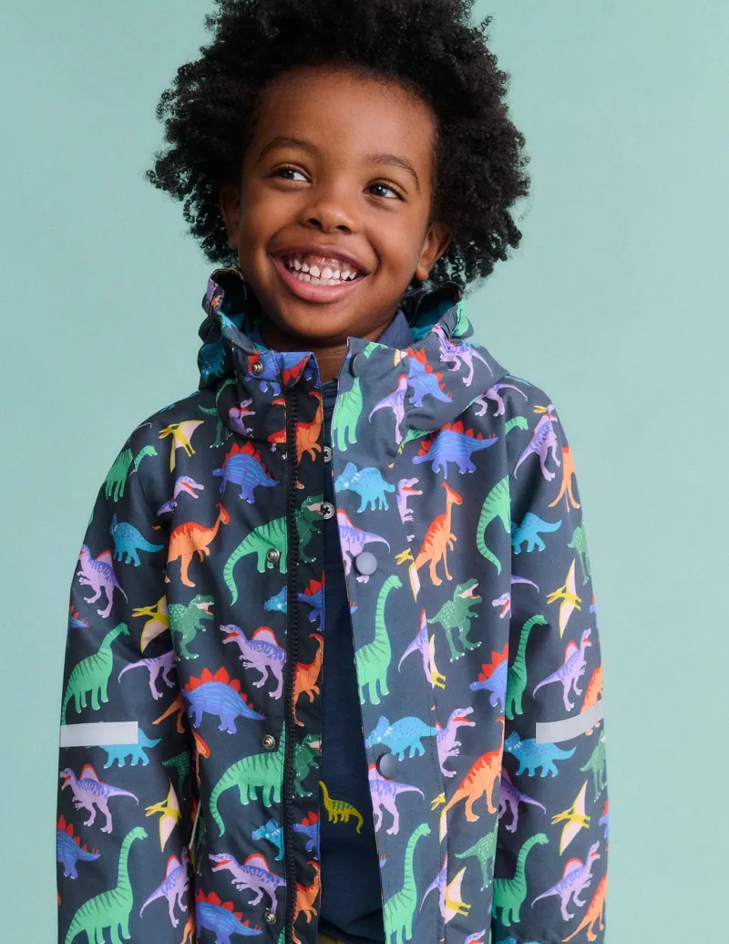 Coats & Jackets-Boden Waterproof Fisherman's Jacket-Robot Blue Dinos RobotBlueDinos