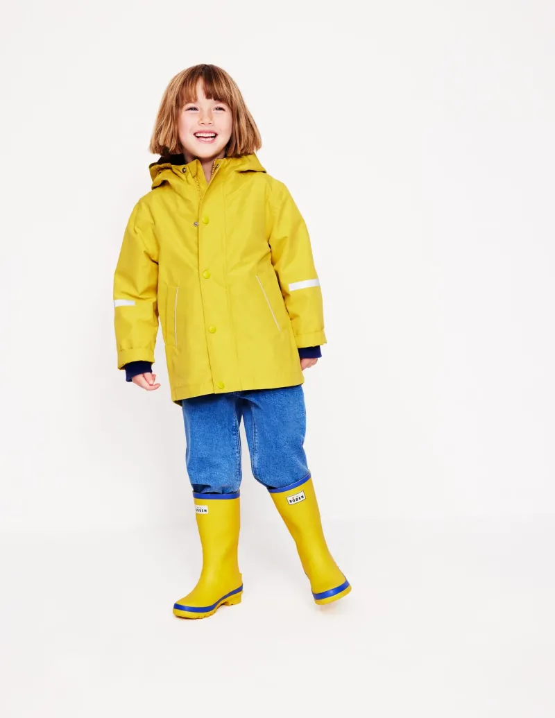 Coats & Jackets-Boden Waterproof Fisherman's Jacket-Spicy Mustard SpicyMustard
