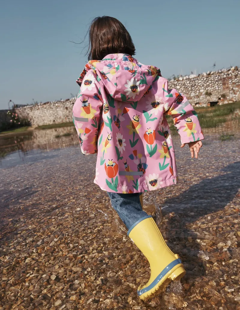 Coats & Jackets-Boden Waterproof Fisherman's Jacket-Pink Spring Garden PinkSpringGarden